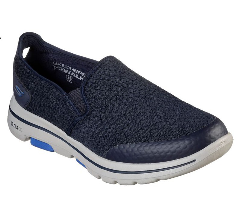 Skechers Herr Marinblå Slip On - Gowalk 5 - Apprize - Sverige (CBYHE-7439)